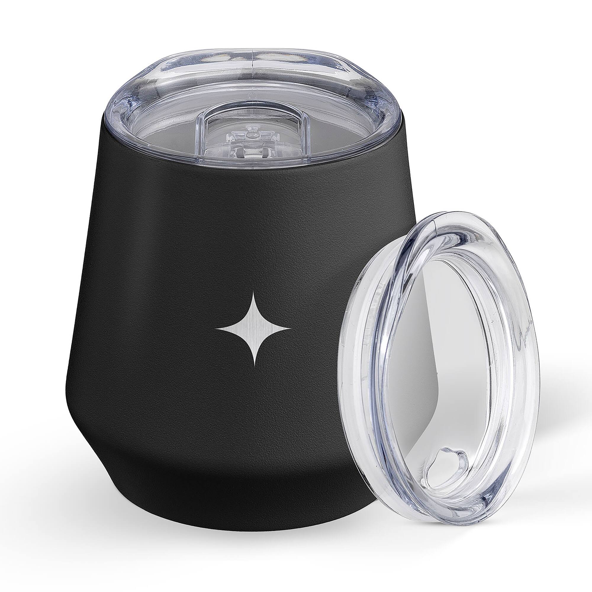 JoyJolt® 12oz. Vacuum Insulated Stemless Wine Tumbler with Lid